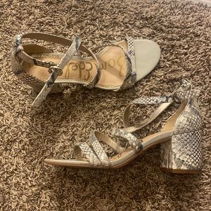 sam edelman snakeskin heels